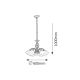 Rabalux Luster Beckworth E14 5x MAX 40W bronzana (7135) - 7135