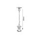 Rabalux Spoljna visilice Paravento E27 1x MAX 40W crna (7149) - 7149