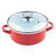 FACKELMANN Šerpa sa staklenim poklopcem 18cm/1.75L, emajlirana - 7161028