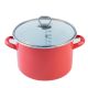 FACKELMANN Lonac sa staklenim poklopcem 22cm/5.5L, emajliran - 7161228