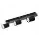 ADVITI Plafonska-zidna spot svetiljka 3xGU10 IP20 40x14x6.6 cm Doa, crna - ORNAD-OP-6195BGU10