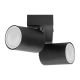 ADVITI Plafonska -zidna spot svetiljka 2xGU10 IP20 20x13.9x6.6 cm Doa, crna - ORNAD-OP-6194BGU10
