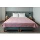 DEKOR DOM Frotir prekrivač 200x210cm Cube, roze - 022992