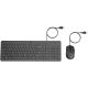 HP Žična tastatura + miš 150, US, 240J7AA, crna - 240J7AA