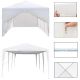Paviljon Tenda 9x3m Bela Sa Stranicama - 720-1-1-1