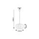 Rabalux Visilica Ormini E27 1x MAX 25W mat belo (72003) - 72003