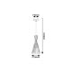 Rabalux Visilica Leandros E27 1x MAX 60W mat crno (72005) - 72005