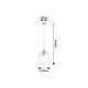 Rabalux Visilica Shivani E27 1x MAX 40W hrom (72012) - 72012