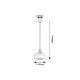 Rabalux Visilica Dvora E27 1x MAX 40W mat crno (72021) - 72021