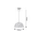 Rabalux Visilica Rattan E27 1x MAX 25W crna (72025) - 72025