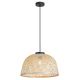 Rabalux Visilica Rattan E27 1x MAX 25W crna (72025) - 72025