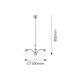 RABALUX Luster Tristan hrom, E14 40W - 7203
