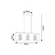 Rabalux Visilica Chadwick E27 3x MAX 25W crna (72033) - 72033
