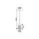 Rabalux Visilica Callum E27 3x MAX 25W bukva (72043) - 72043