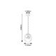 Rabalux Visilica Peyton E14 1x MAX 15W bukva (72061) - 72061