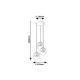 Rabalux Visilica Peyton E14 3x MAX 15W bukva (72063) - 72063