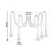 Rabalux Visilica Dollien E27 5x MAX 60W mat crno (72075) - 72075
