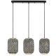 Rabalux Visilica Adalla E27 3x MAX 40W mat crno (72093) - 72093