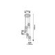 Rabalux Visilica Tanno E27 5x MAX 25W hrast (72125) - 72125