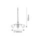 Rabalux Luster Rafaella E14 3x MAX 40W zlatna (7233) - 7233