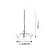 Rabalux Luster Rafaella E14 3x MAX 40W hrom (7243) - 7243