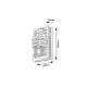 Rabalux Spoljna zidna rasveta Orlova E27 1x MAX 40W crna (7244) - 7244-1
