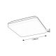 Rabalux Spoljna plafonska rasveta Pernik LED 24W crna (7250) - 7250