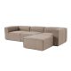ATELIER DEL SOFA Ugaona garnitura Fora, braon - 727CRS1101
