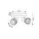 Rabalux Spot rasveta Aberama E14 2X MAX 10W crna (73002) - 73002