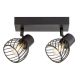 Rabalux Spot rasveta Aberama E14 2X MAX 10W crna (73002) - 73002