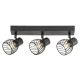 Rabalux Spot rasveta Aberama E14 3X MAX 10W crna (73003) - 73003
