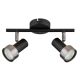 Rabalux Spot rasveta Konrad GU10 2x MAX 50W mat crno (73012) - 73012