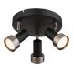 Rabalux Spot rasveta Konrad GU10 3x MAX 50W mat crno (73013) - 73013