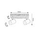 Rabalux Spot rasveta Toras GU10 2X MAX 5W hrast (73122) - 73122