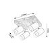 Rabalux Spot rasveta Toras GU10 4X MAX 5W hrast (73124) - 73124