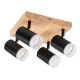 Rabalux Spot rasveta Toras GU10 4X MAX 5W hrast (73124) - 73124