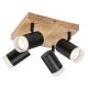 Rabalux Spot rasveta Toras GU10 4X MAX 5W hrast (73124) - 73124