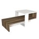 HANAH HOME Sto za dnevnu sobu Chain White Walnut - 195151