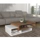 HANAH HOME Klub sto Tab, bela/braon - 731WAT2809