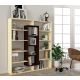 HANAH HOME Polica za knjige Ample, tamnobraon/bela - 731WAT3604