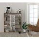 HANAH HOME Polica za knjige Ample, braon/bela - 731WAT3605
