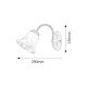 RABALUX Zidna lampa Colette crna, E14 40W - 7366