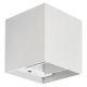 Rabalux Spoljna zidna rasveta Solin G9 1x MAX 5W mat belo (7397) - 7397