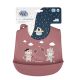 CANPOL BABIES SILIKONSKA PORTIKLA SA DZEPOM BONJOUR PARIS dark red 74/027 - EP2740929