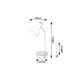 Rabalux Stona lampa Mosley E14 1x MAX 25W mat belo (74001) - 74001