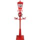 FESTA Ulična snežna lampa, crvena 180 cm 740416 - 740416