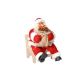 FESTA Novogodišnja figura Norman Deda Mraz na stolici, crveni, 30cm - 740645