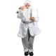 FESTA Novogodišnja figura Deda Mraz, bela, 110cm - 740671