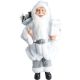 FESTA Novogodišnja figura Deda Mraz, bela, 50cm - 740731