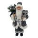 FESTA Novogodišnja figura Christopher, Deda Mraz, siva, 50cm - 740732